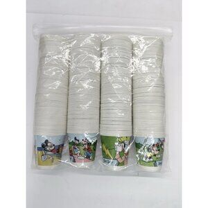 Vintage 1991 Dixie 3oz Bathroom Cups Disney Mickey Minnie Mouse Daisy Approx 300